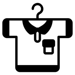  Clothes, glyph icon
