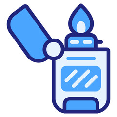  Lighter, blue icon