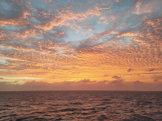 Fototapeta na wymiar sky and clouds makes a beautiful sky in great ocean