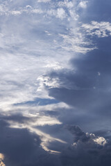 Landscape of blue skies with white clouds, others loaded
