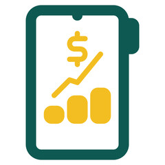  Mobile, duotone icon