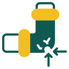  Leaking, duotone icon
