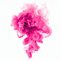 Smoke-Infused Pink Botanicals, Generative AI
