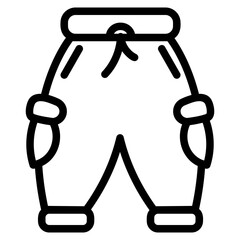  Sport pants , outline icon