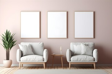 Sophisticated Living Space Showcase, generative, ai