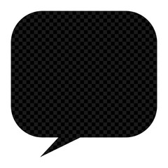Patterned speech bubble