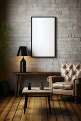 Sophisticated Wall Decor Setting, generative, ai