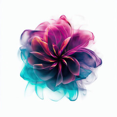 Vibrant Smoke Blossom, Generative AI