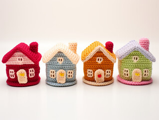 A Colorful Amigurumi Crochet House