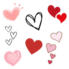 ハート　イラスト