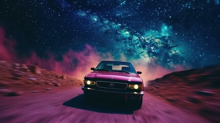 car in the night