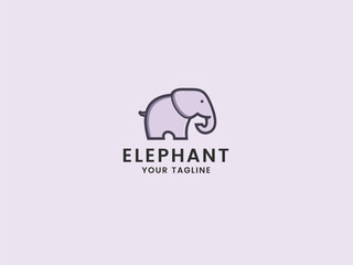 cute elephant logo
