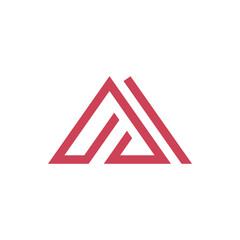 Monogram design vector logo. Monogram initial letter mark A logo design. Monogram design vector logo. Monogram initial letter mark A logo design simple A monogram