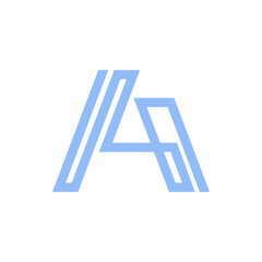 Monogram design vector logo. Monogram initial letter mark A logo design. Monogram design vector logo. Monogram initial letter mark A logo design simple A monogram