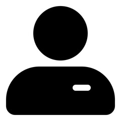 User icon for profiles and avatar concepts