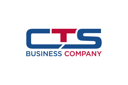 CTS initial letter logo design business company identity