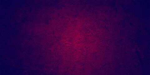 Abstract red background with bright center spotlight and black vignette border frame with vintage grunge antique background texture black paper layout design of red graphic art