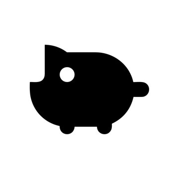 Bank finance icon symbol vector image. Illustration of the currency exchange investment financial saving bank design image