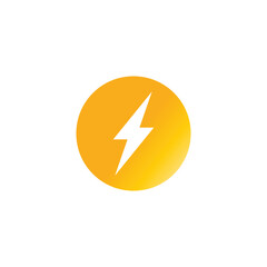 Power lightning logo vector illustration business element and symbol design