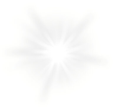 Christmas white starlight effect