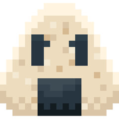 Pixel art onigiri icon 6