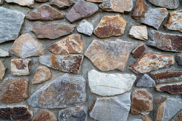 stonework with paving stones as a background