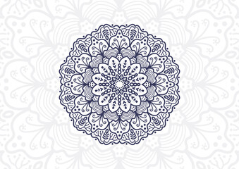 colorful mandala ornament seamless pattern background design