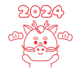 2024/松/はんこ風