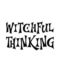  witchful thinking svg halloween t shirt.
