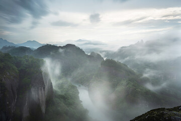 Clouds Mount Wuyi