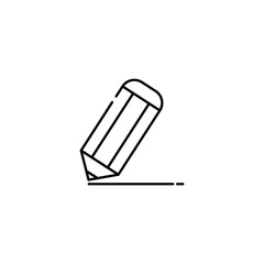 Pencil and document icon