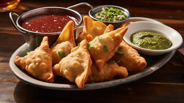 Deep fried samosas, generative ai