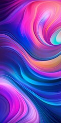 Purple and blue wallpaper with a colorful, Generative ai