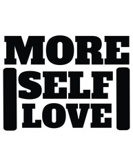 Naklejka premium More self love eps