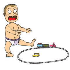 Happy Baby play Train Toy