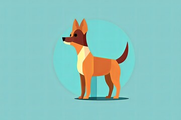 Obraz premium Chihuahua Dog Graphic Illustration Isolated on a Monochrome Background