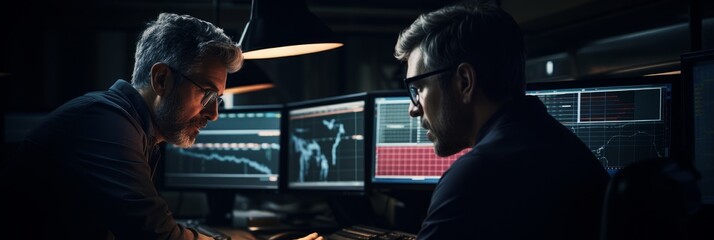 A trader mentors a student of stock trading. Generative AI