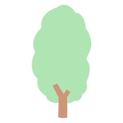 Tree Cartoon illustration Forest Element Tale Art Element For Kids