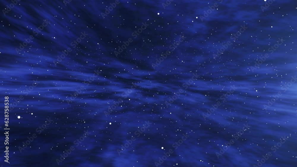 Canvas Prints 4k 3d outer space animation space flight to nebula eye deep space. flying star field. universe space