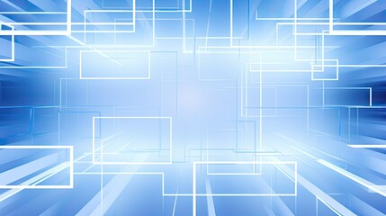 Obraz premium Abstract Blue line and box pattern background