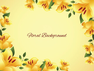 Floral design background