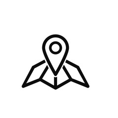map icon, point location