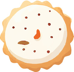Delicious Dessert Delight, Cookie, Biscuit, Gingerbread and Cream