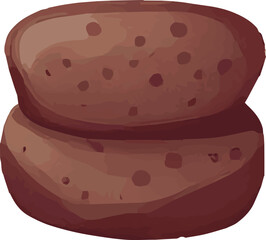 Delicious Dessert Delight, Cookie, Biscuit, Gingerbread and Cream