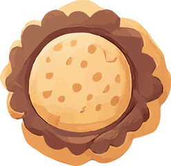 Delicious Dessert Delight, Cookie, Biscuit, Gingerbread and Cream