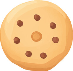 Obraz premium Delicious Dessert Delight, Cookie, Biscuit, Gingerbread and Cream