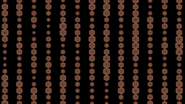 Red Transparent Abstract Background. Moving Pattern.