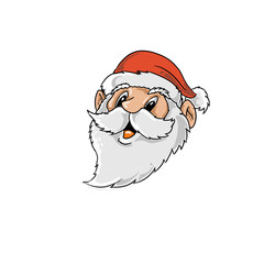 Christmas  santa. Santa claus illustration.