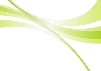 抽象的な緑の曲線