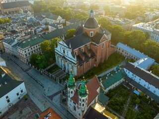 Kościół Świętych Piotra i Pawła w Krakowie - widok z drona mavic 3 classic © Michal45